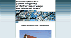Desktop Screenshot of fewo-manuela-krauss.de